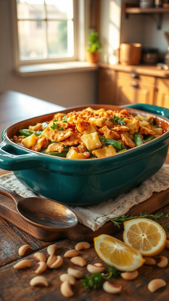 mediterranean green bean casserole