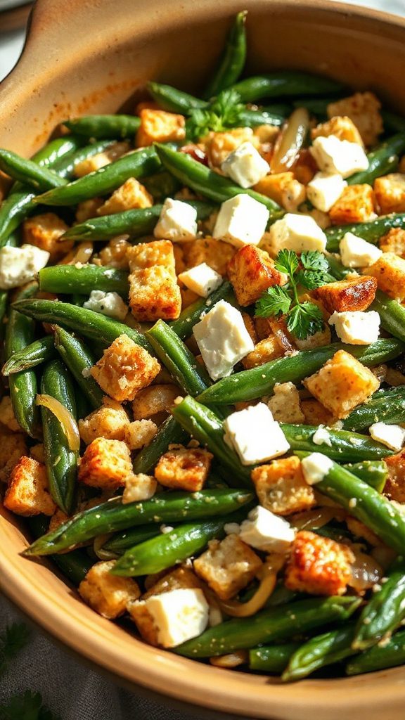 mediterranean green bean casserole