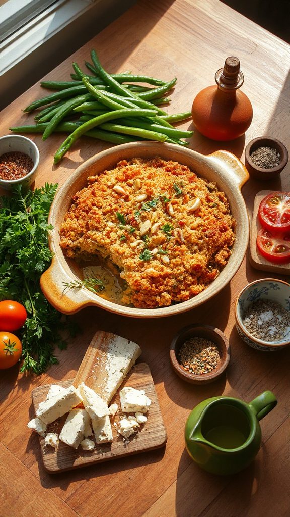 mediterranean green bean casserole