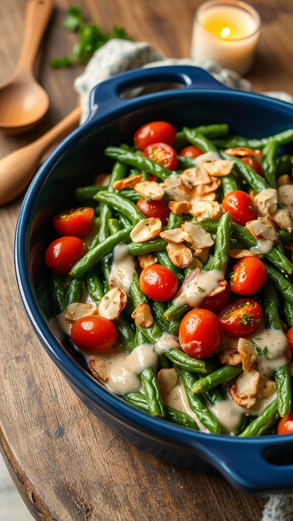 mediterranean green bean casserole mediterranean green bean casserole