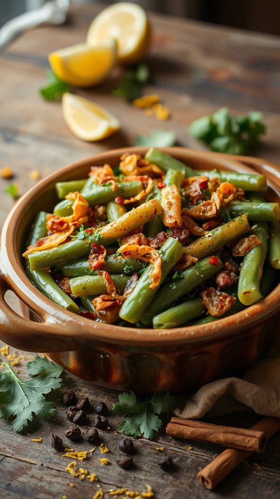 mediterranean green bean casserole