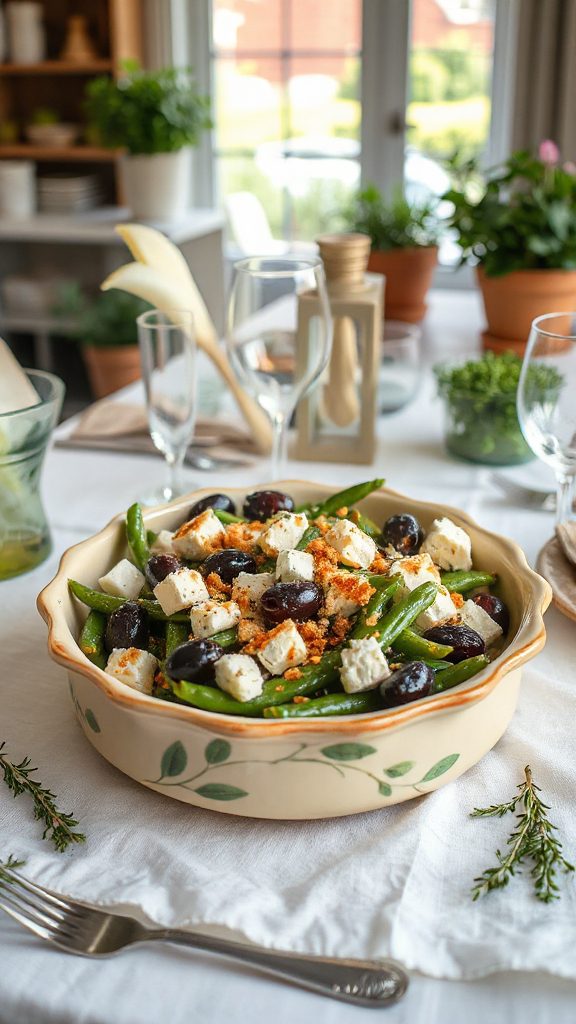 mediterranean green bean casserole