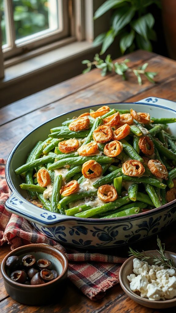 mediterranean green bean casserole