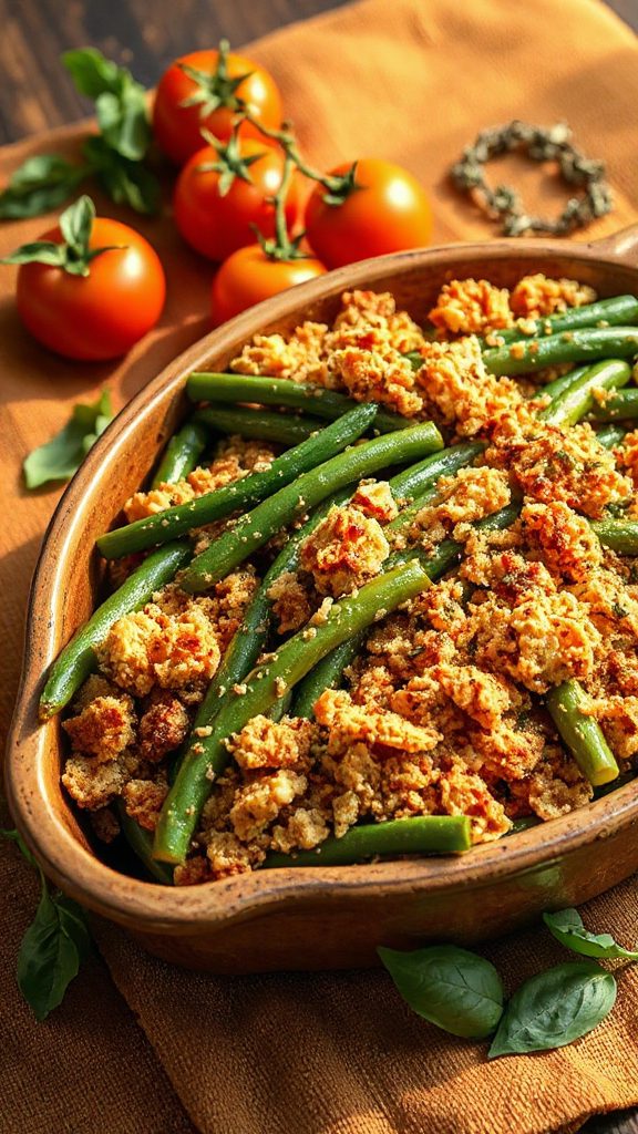 mediterranean green bean casserole