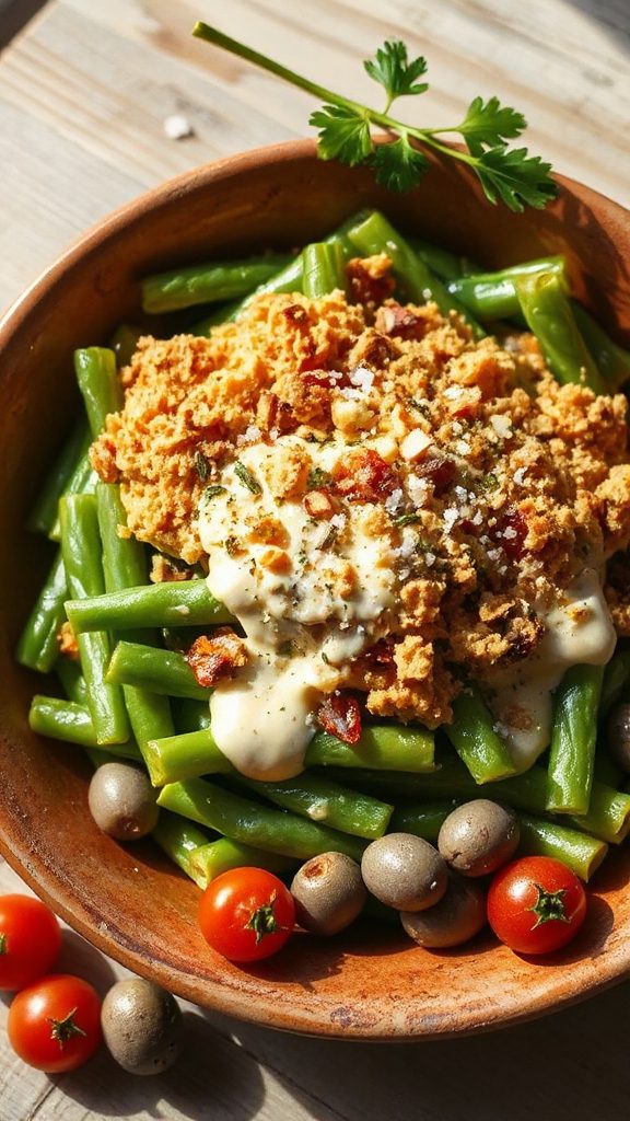 mediterranean green bean casserole