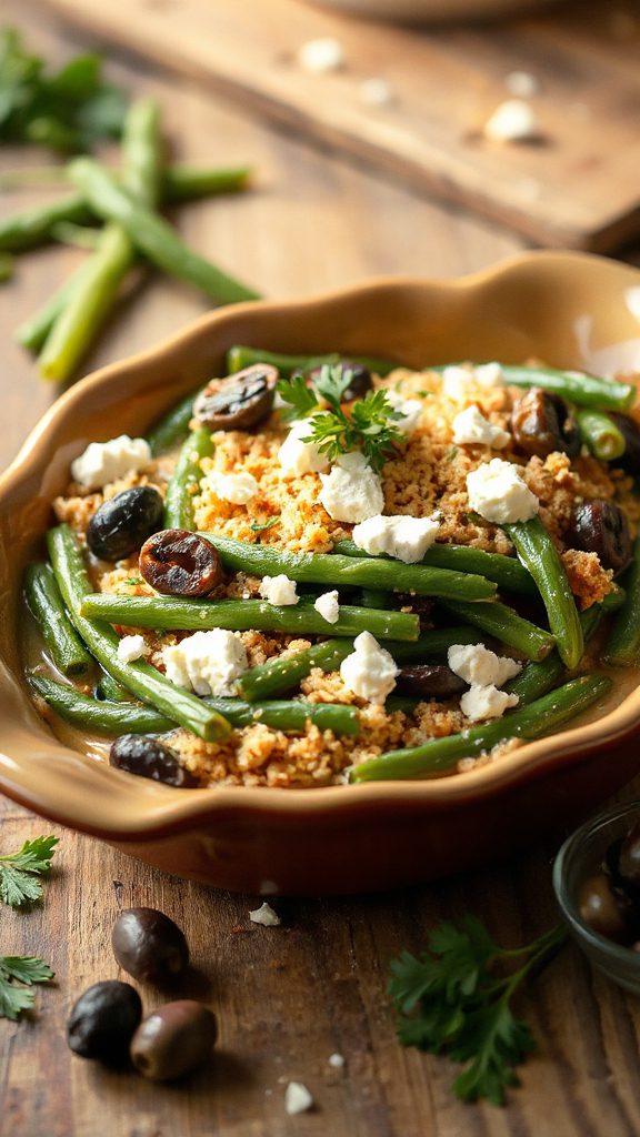 mediterranean green bean casserole