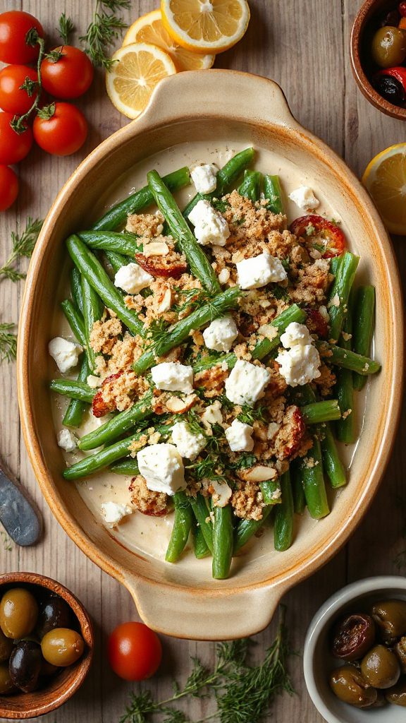 mediterranean green bean casserole