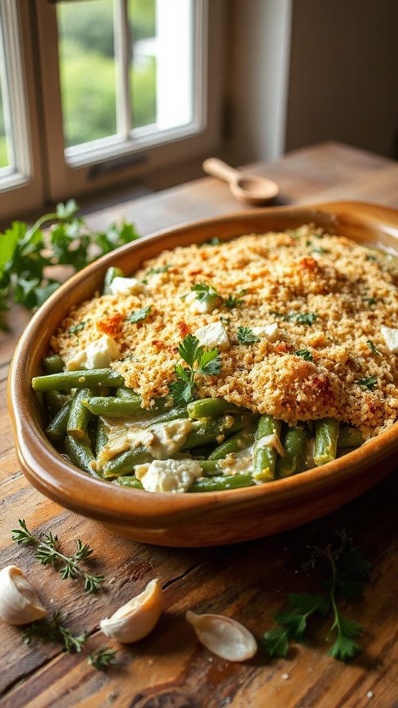 mediterranean green bean casserole