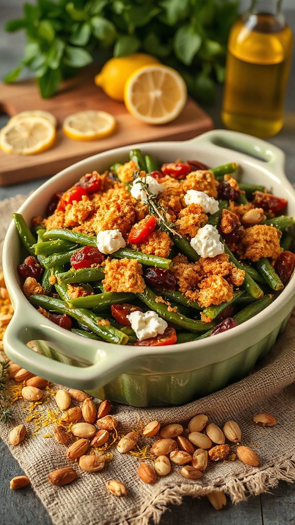 mediterranean green bean casserole