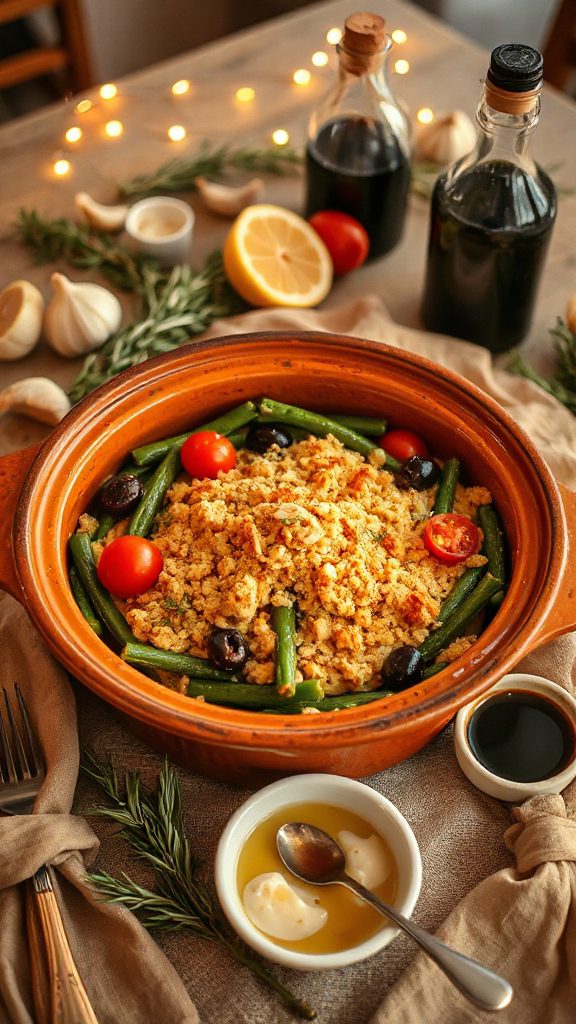 mediterranean green bean casserole