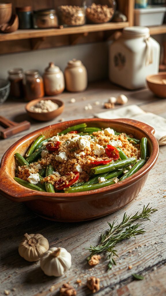mediterranean green bean casserole