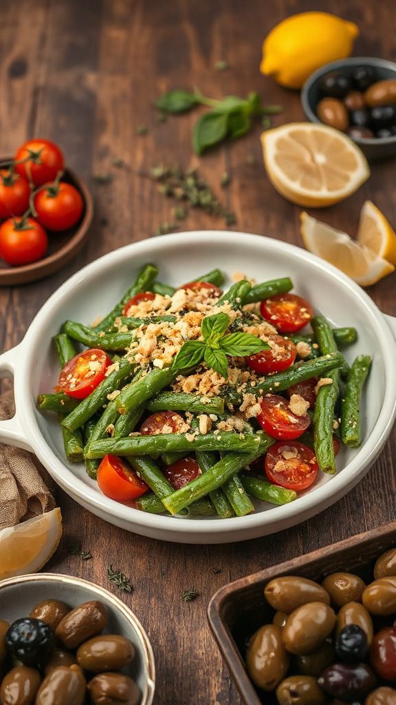 mediterranean green bean casserole mediterranean green bean casserole