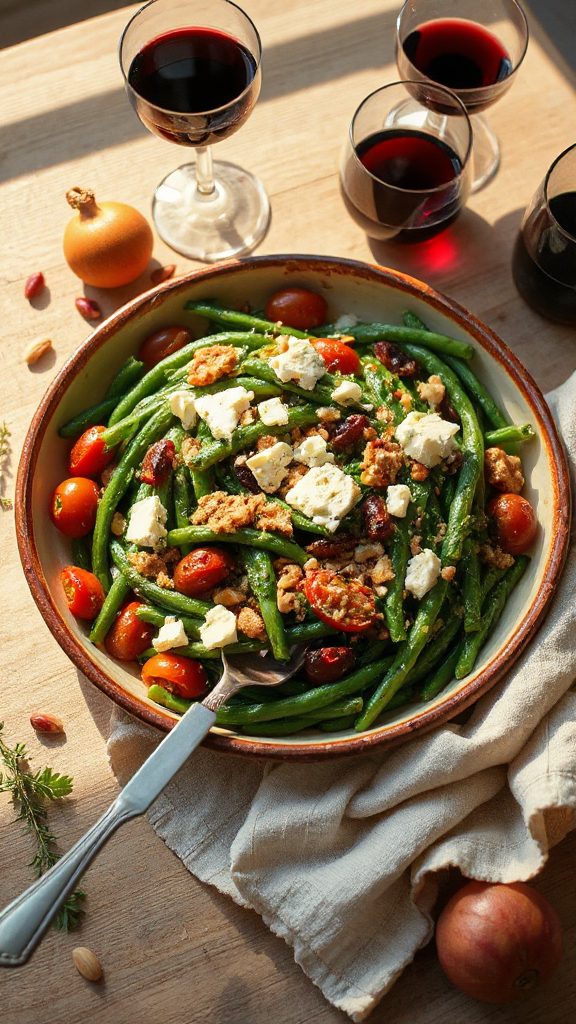 mediterranean green bean delight