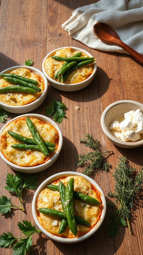 mediterranean green bean gratin