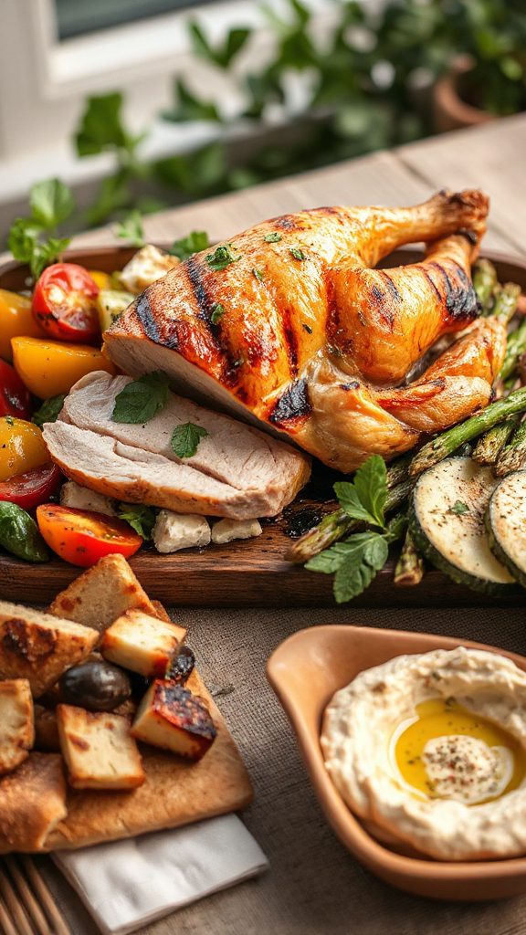 mediterranean grilled turkey delight