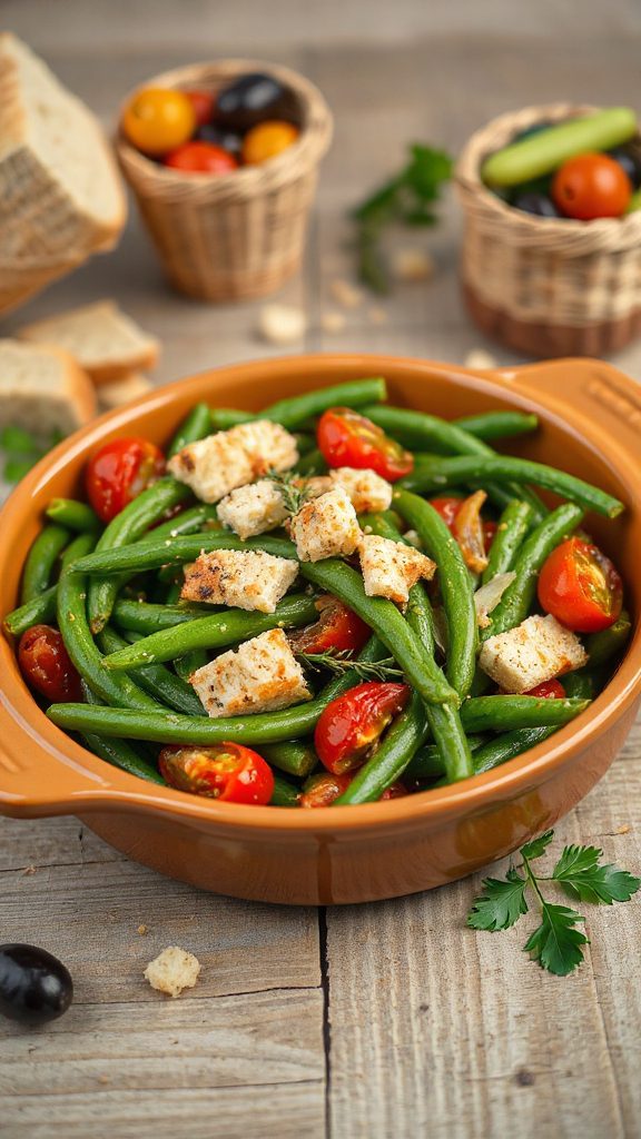 mediterranean inspired green bean casserole mediterranean inspired green bean casserole