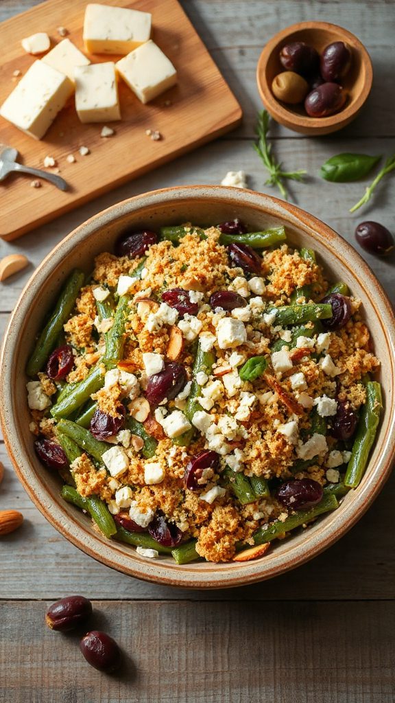 mediterranean olive feta casserole
