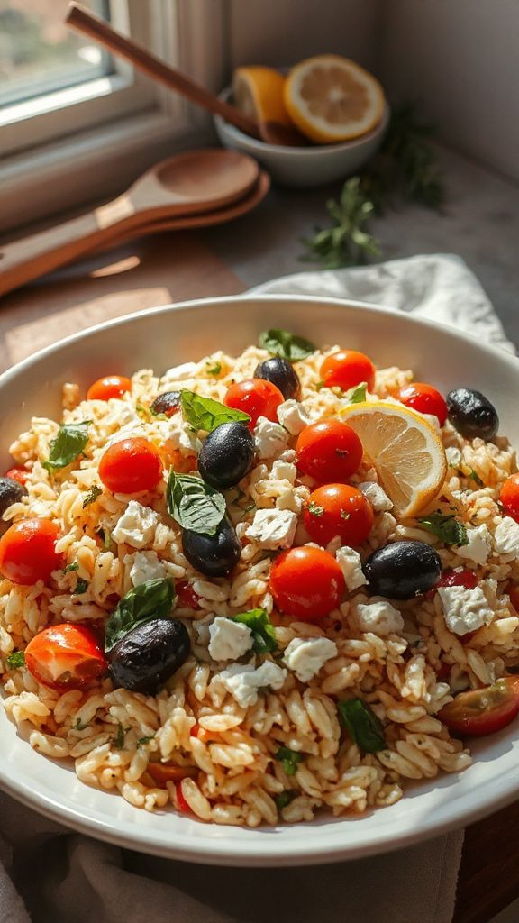 mediterranean orzo pasta salad
