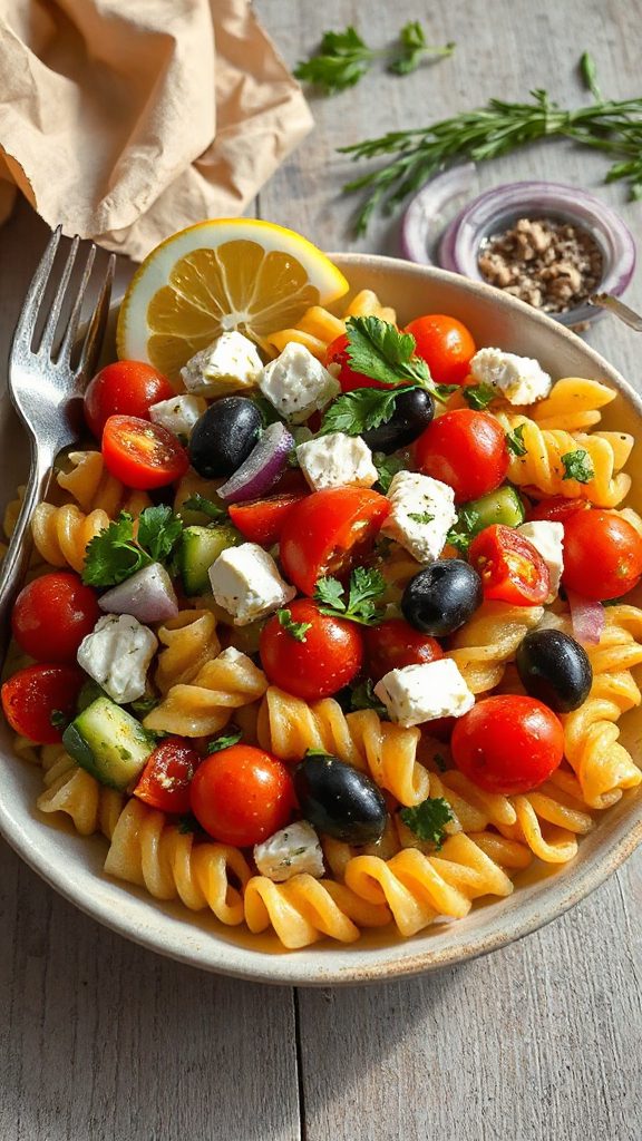 mediterranean pasta salad recipe