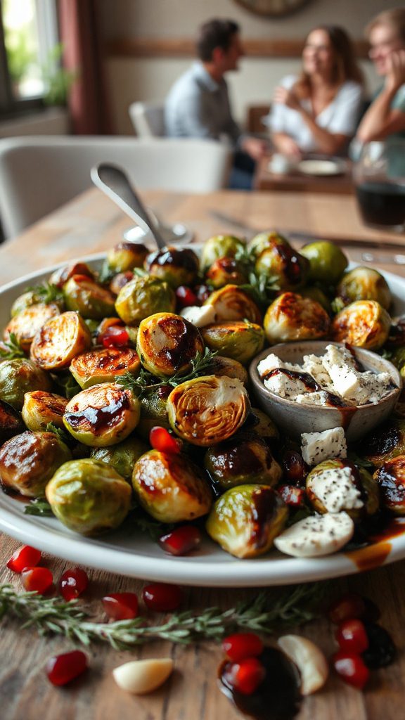 mediterranean roasted brussels sprouts