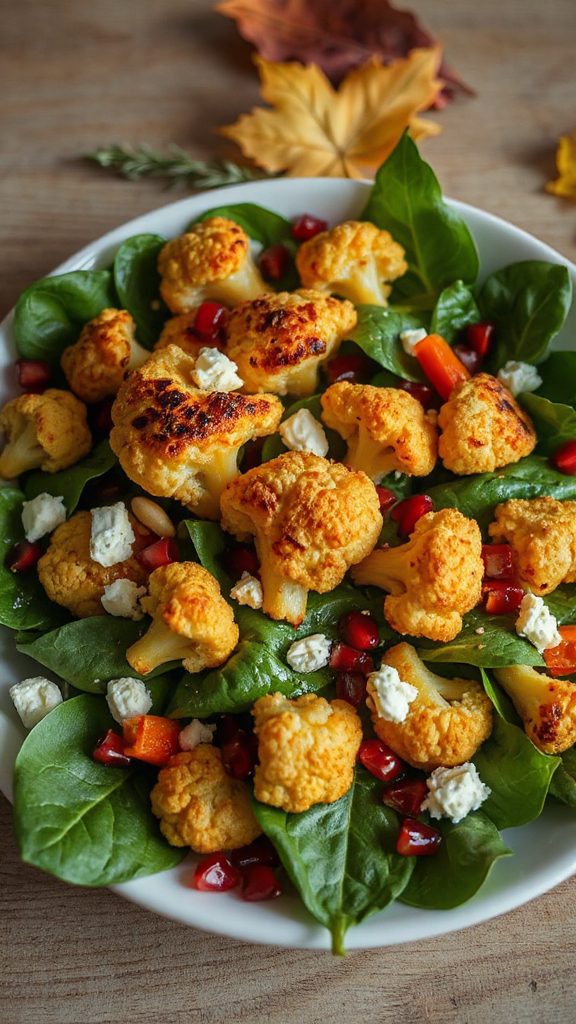mediterranean roasted cauliflower salad mediterranean roasted cauliflower salad