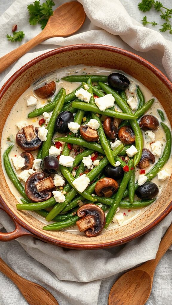 mediterranean style green bean casserole mediterranean style green bean casserole