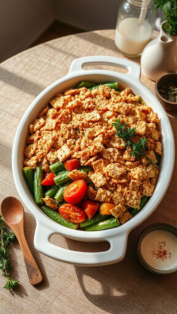 mediterranean style green bean casserole mediterranean style green bean casserole