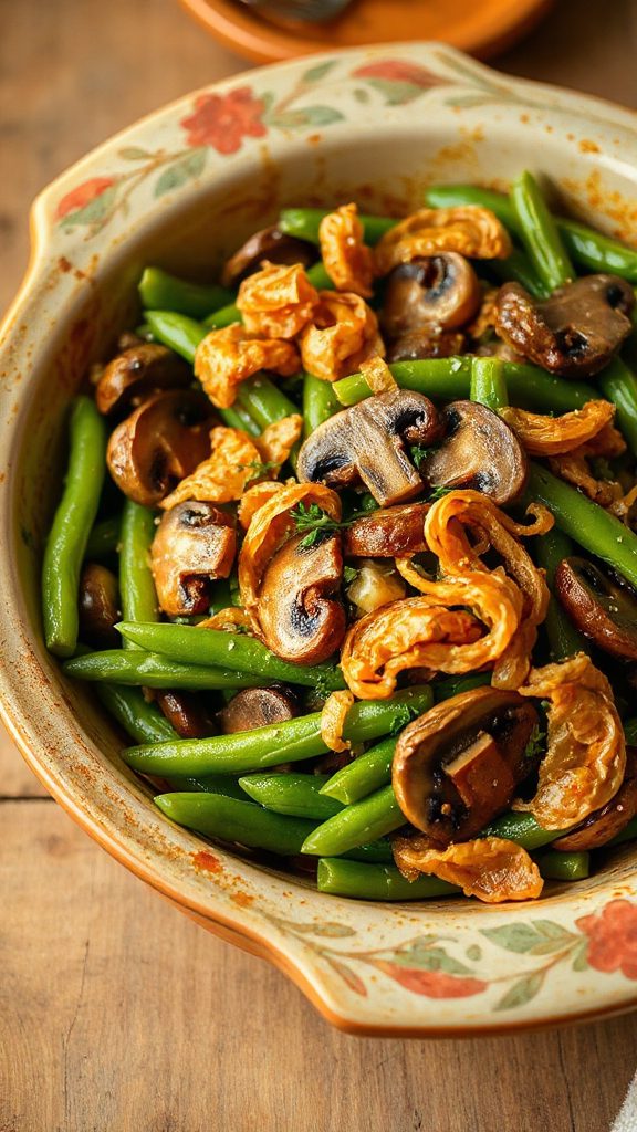mediterranean style green bean casserole
