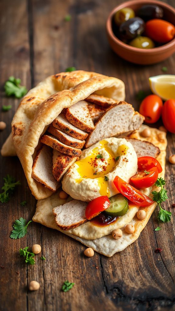 mediterranean turkey pita sandwich mediterranean turkey pita sandwich