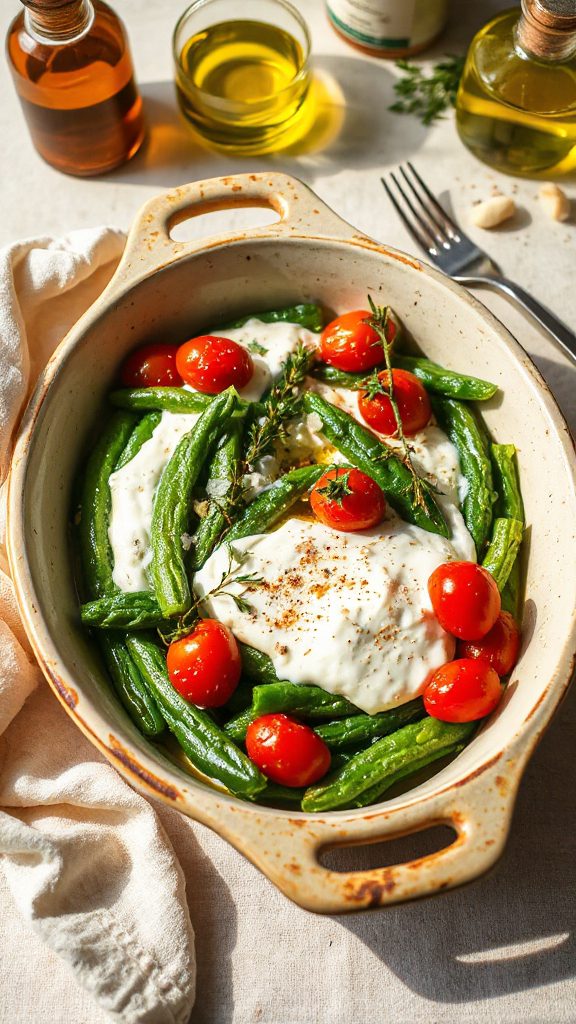 mediterranean yogurt green bean bake mediterranean yogurt green bean bake