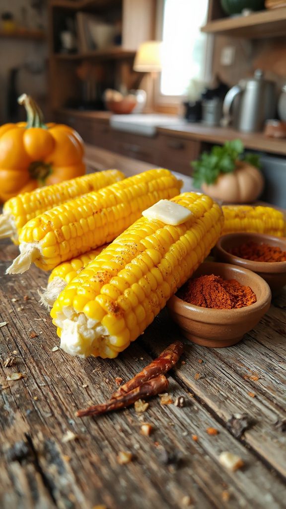 merk n garlic butter corn