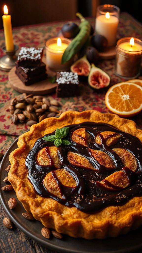 mexican mole infused pumpkin pie
