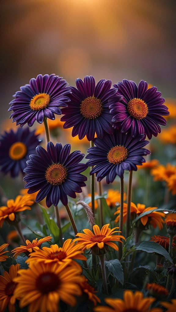 midnight purple daisy dessert midnight purple daisy dessert