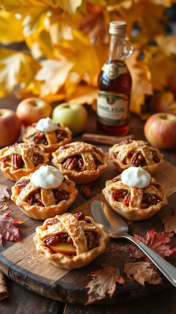 mini apple pecan pies