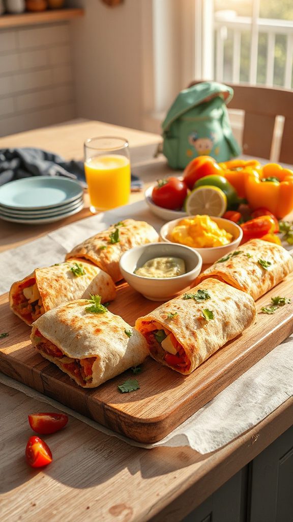 mini breakfast burritos recipe mini breakfast burritos recipe