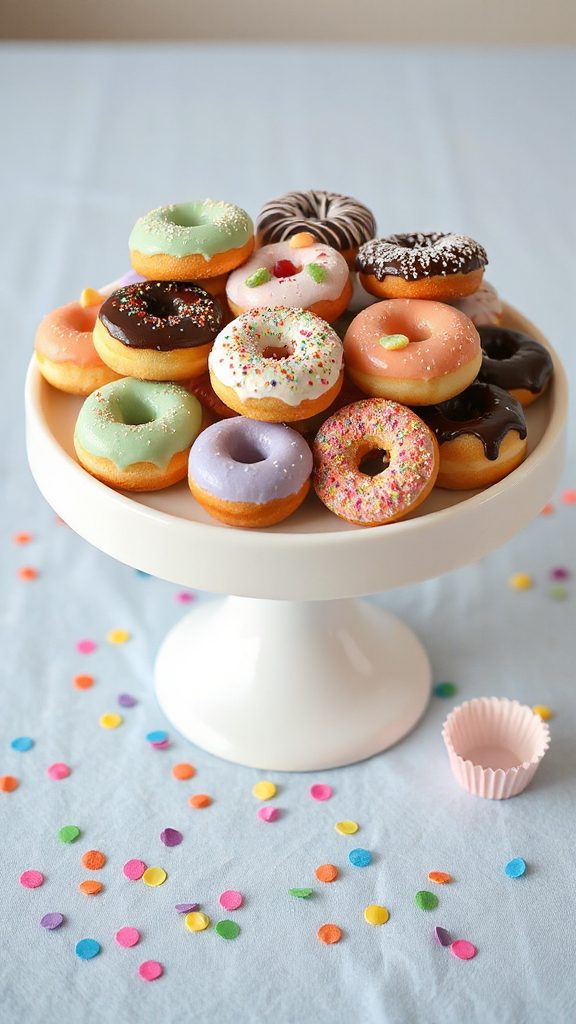 mini donut topping fun