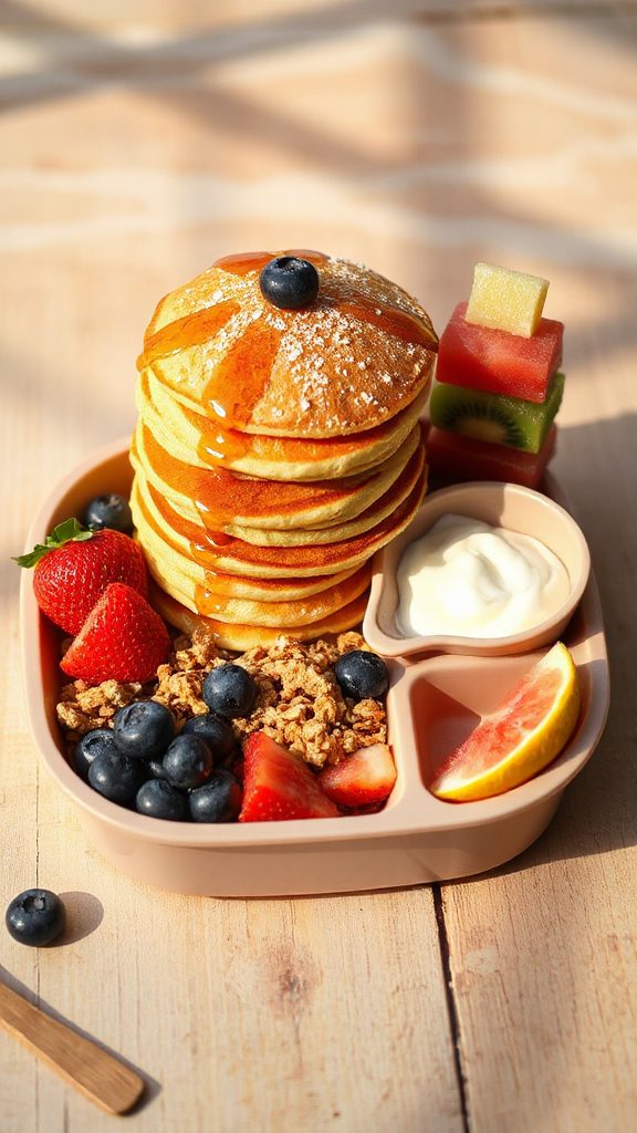 mini pancake bento delight
