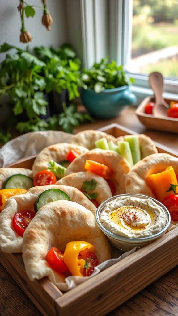 mini pita pocket treats