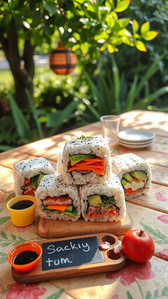 mini sushi sandwich recipe