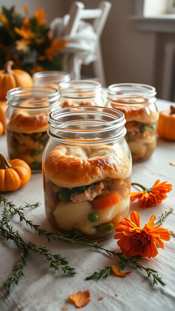 mini turkey pot pies mini turkey pot pies