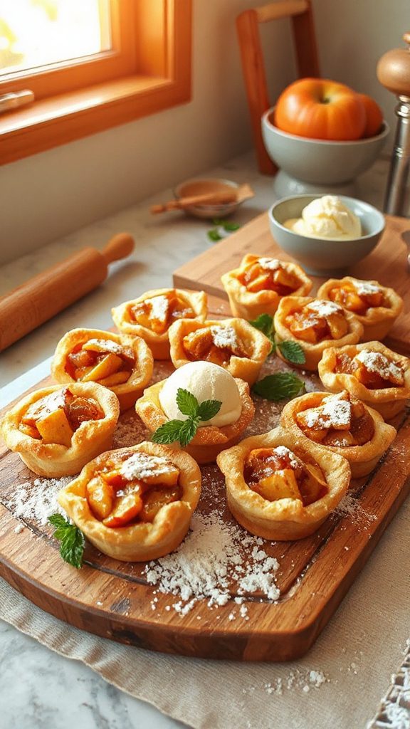 miniature apple pie treats