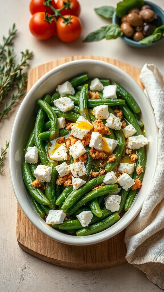 minimalist green bean casserole