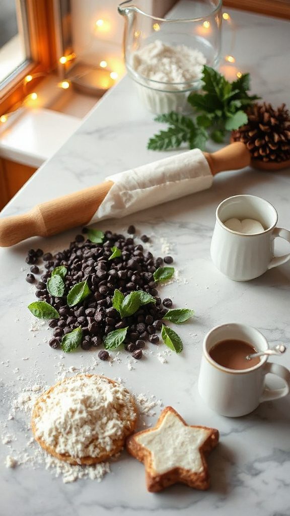 minty chocolate chip cookies minty chocolate chip cookies