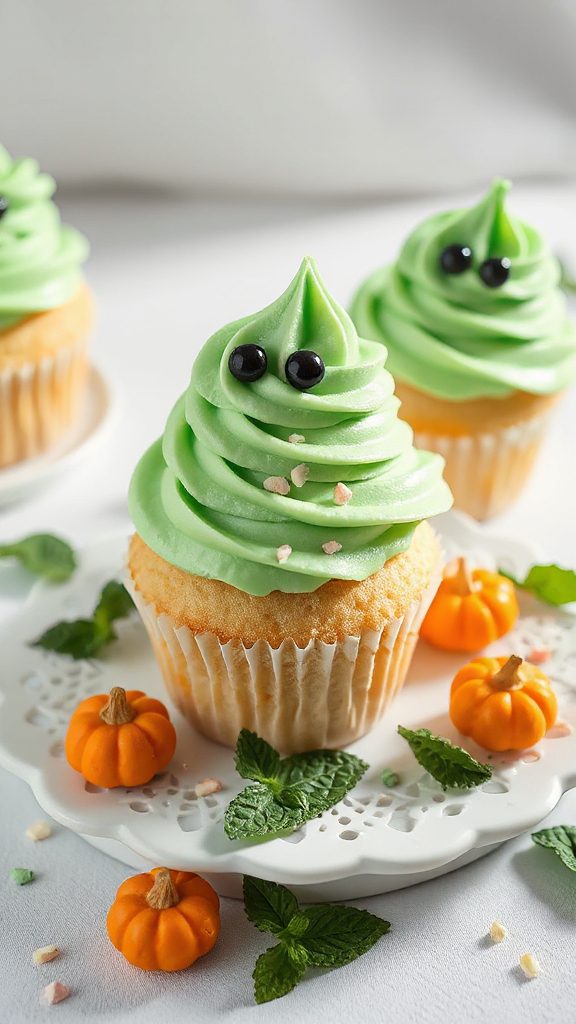 minty ghost cupcakes recipe minty ghost cupcakes recipe
