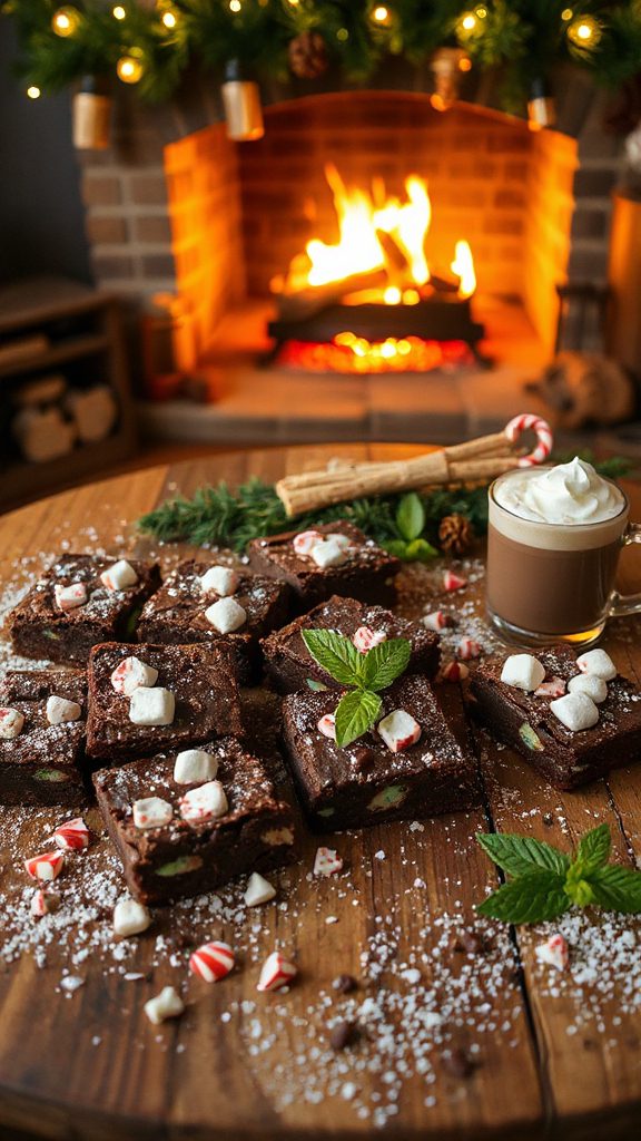 minty s mores brownie delight