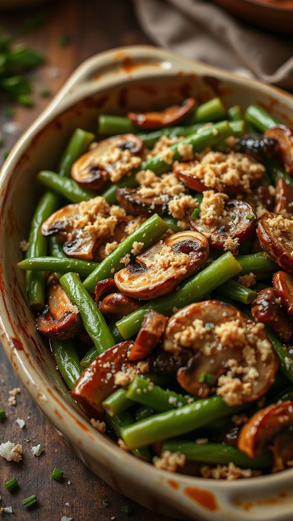 miso mushroom green bean casserole miso mushroom green bean casserole