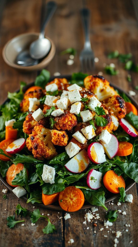 miso roasted cauliflower salad miso roasted cauliflower salad