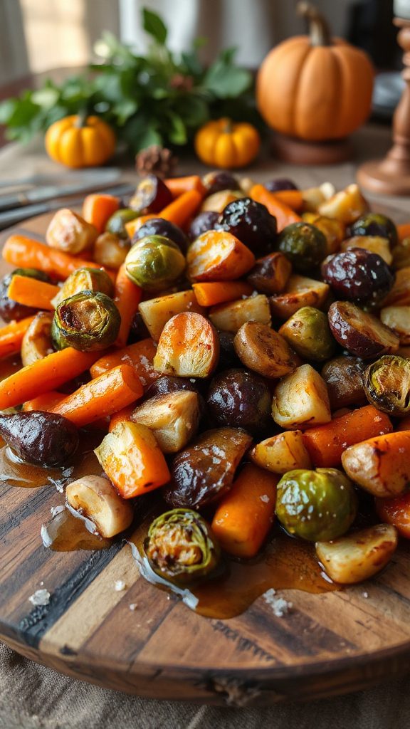 miso roasted vegetable medley