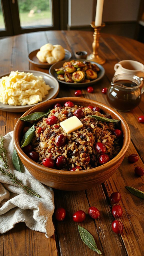 miso wild rice stuffing
