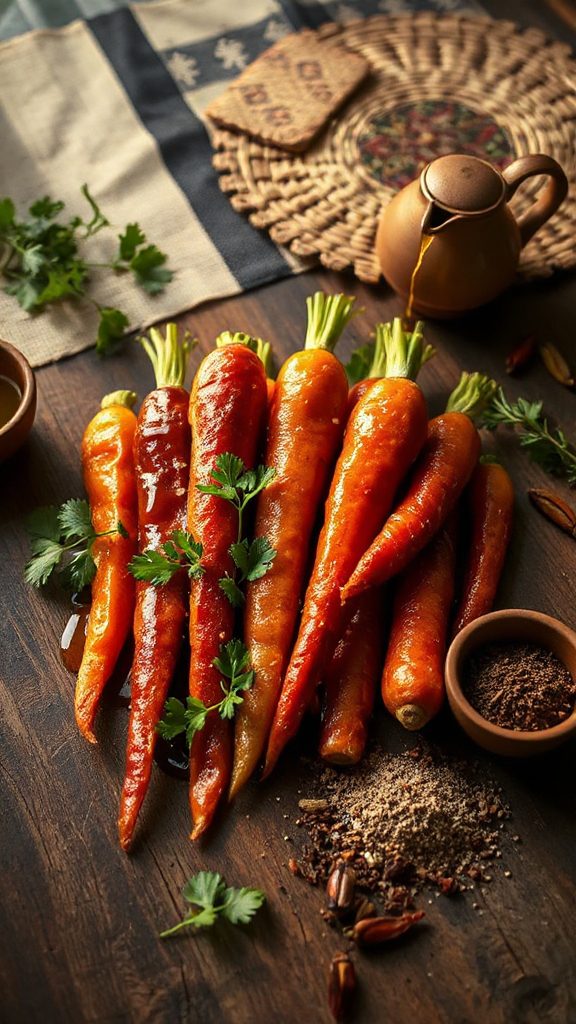 mitmita glazed carrots recipe